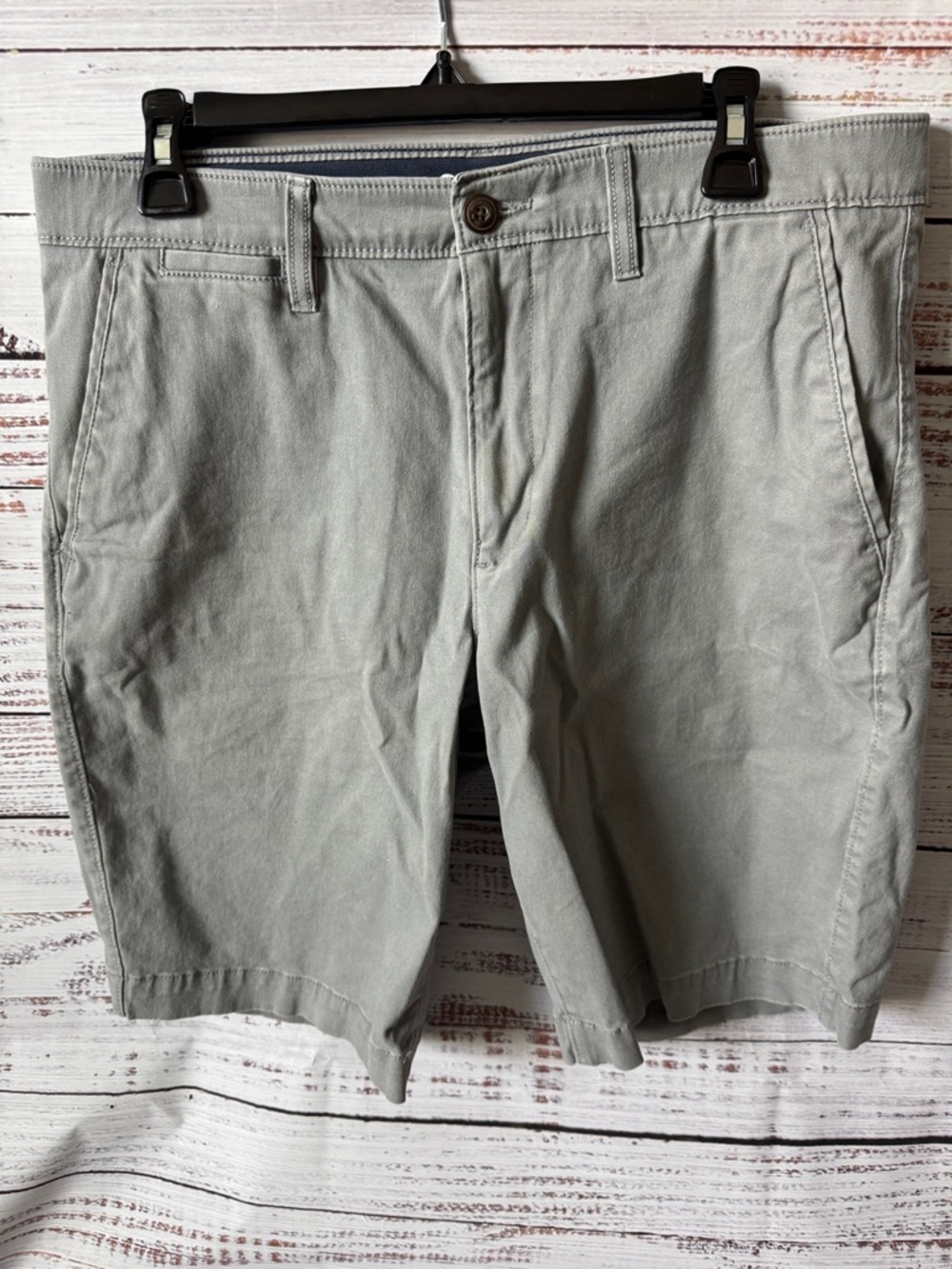 Sonoma Light Gray Flat Front Men's Shorts